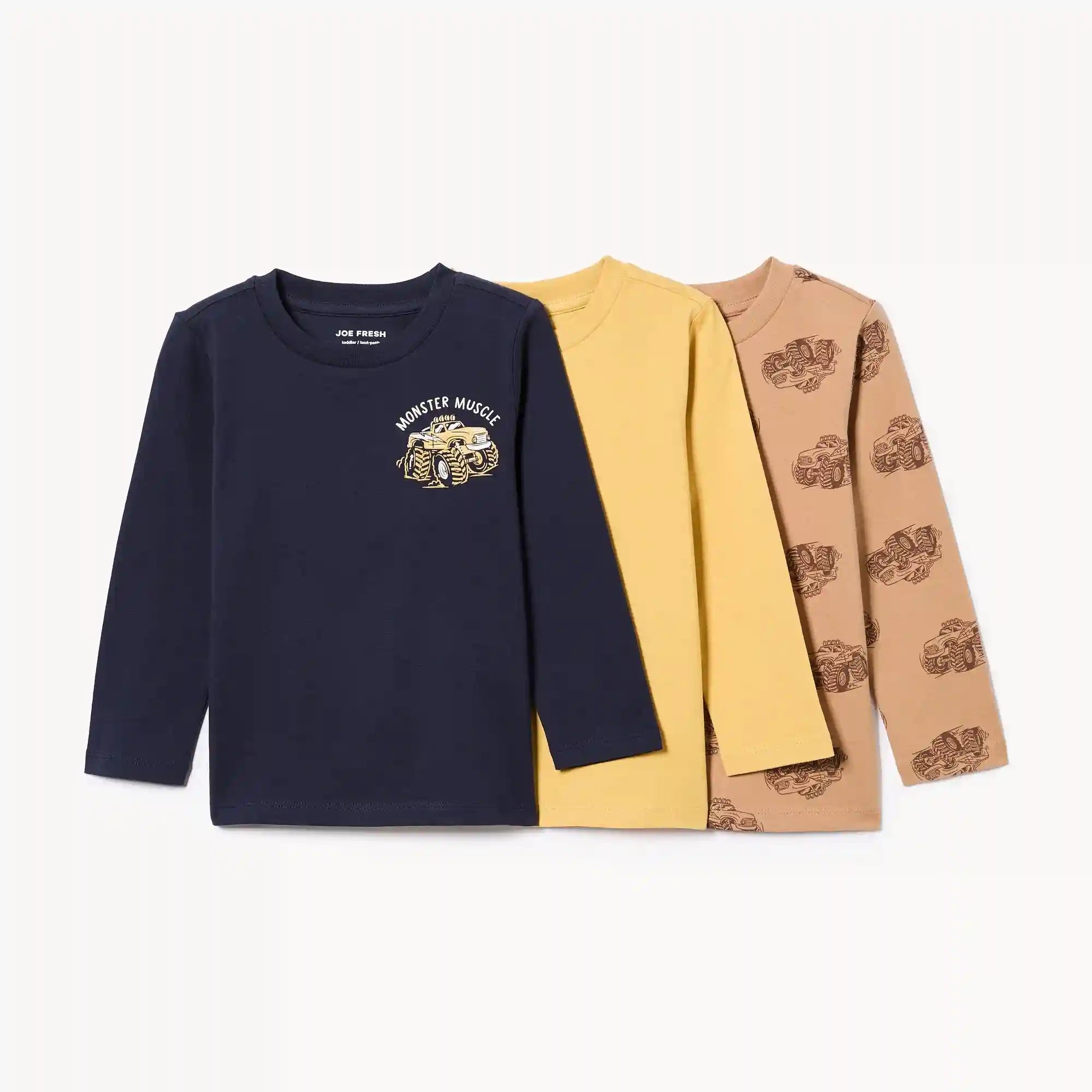 Toddler 3-Pack Long Sleeve T-Shirt
