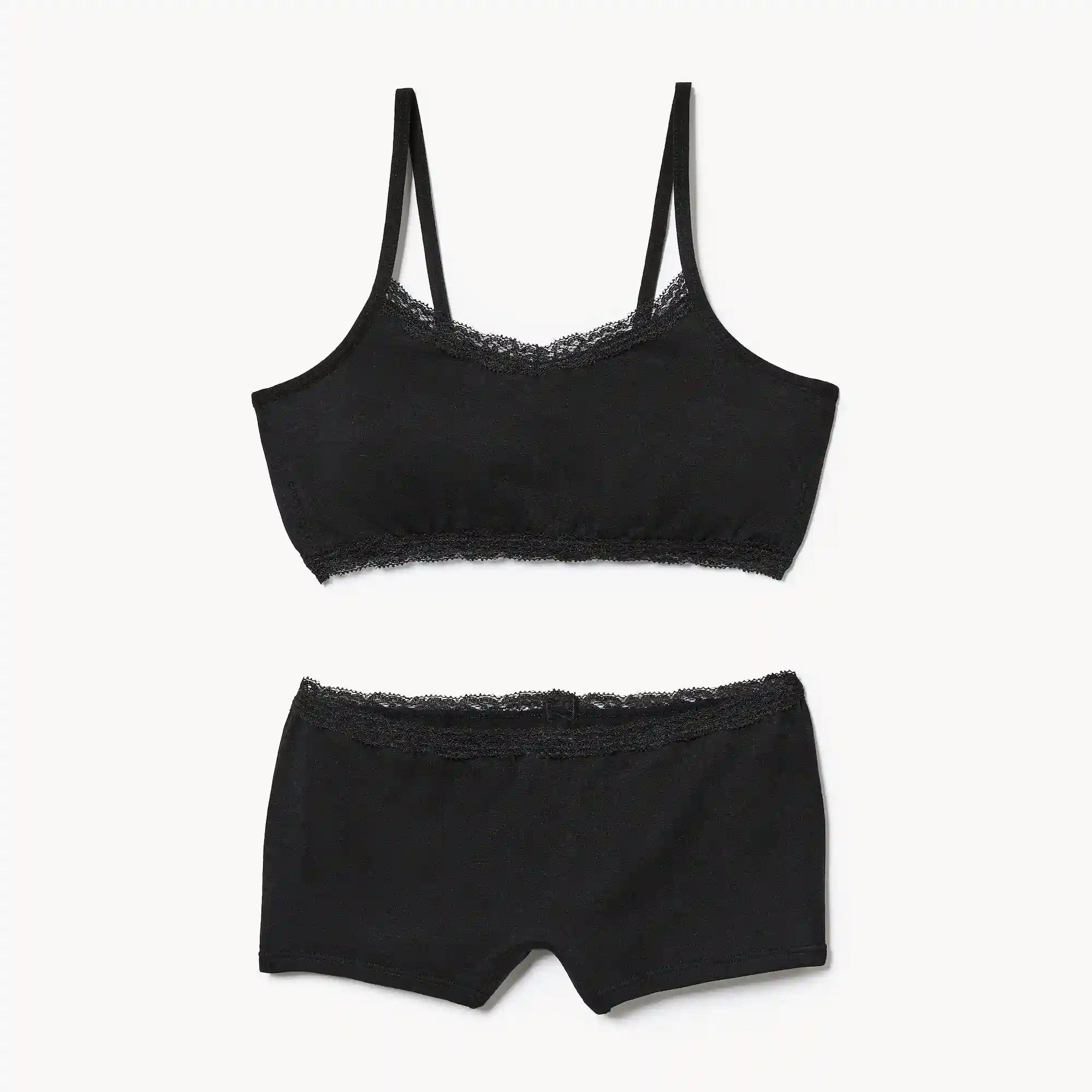 Kid Girls' 2-Piece Seamless Lace Bralette Set