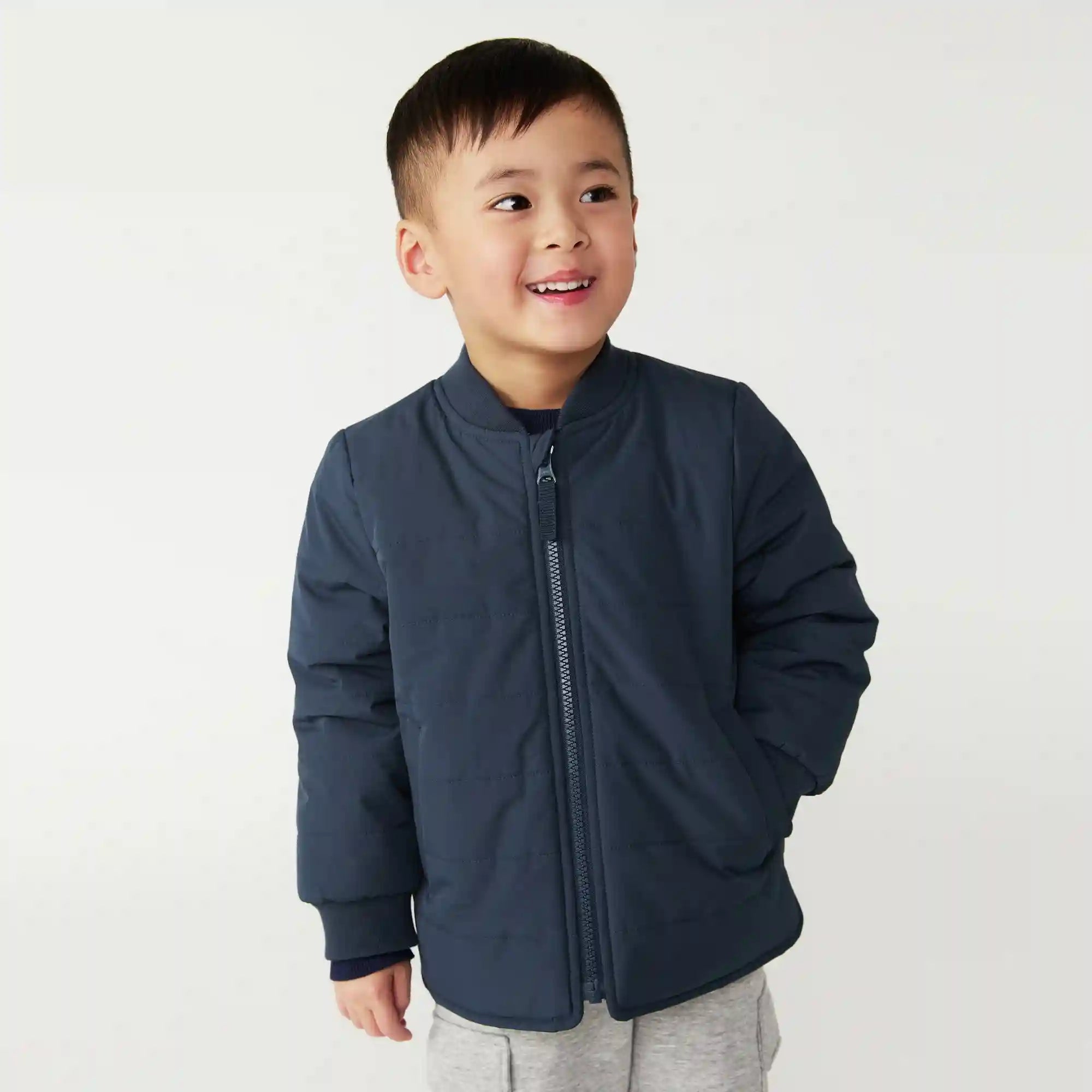 Toddler Boys' Quilted Jacket