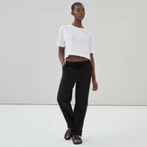 Linen Cotton Roll Cuff Pant