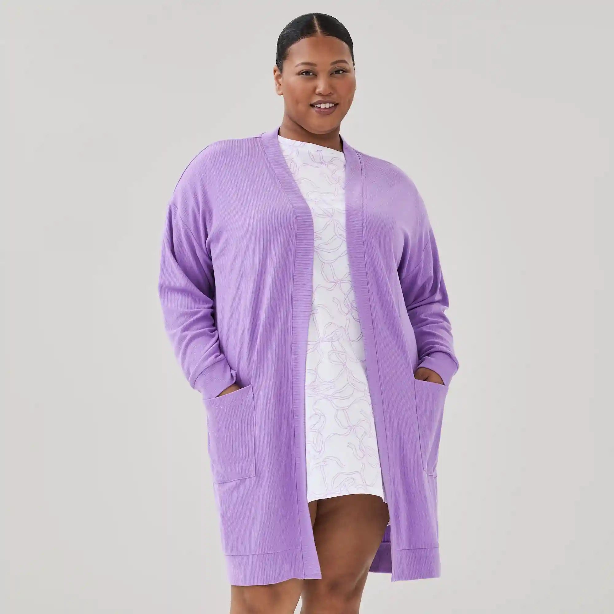Women+ Long Lounge Cardigan