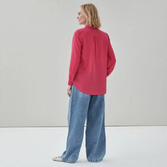 Relaxed Button-Up Blouse