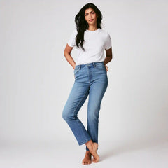 High Rise Straight Leg Jean
