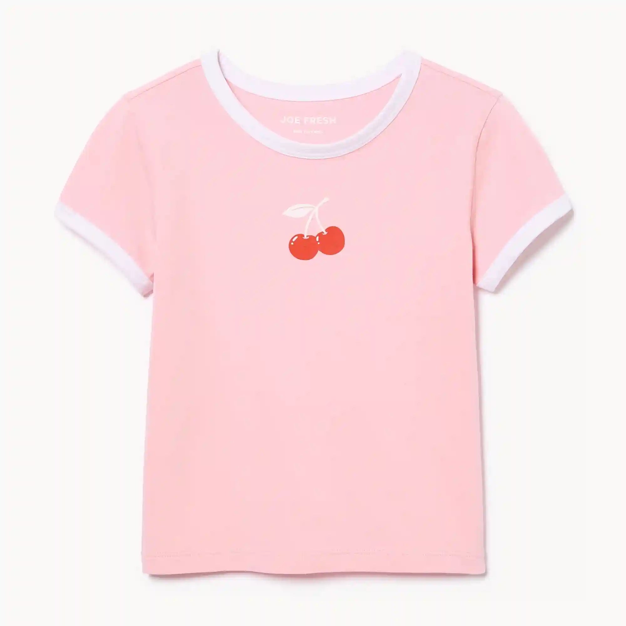 Kid Girls' Graphic Ringer T-Shirt