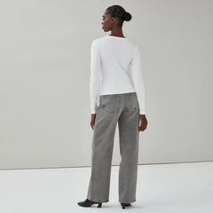 Ribbed Long Sleeve Top