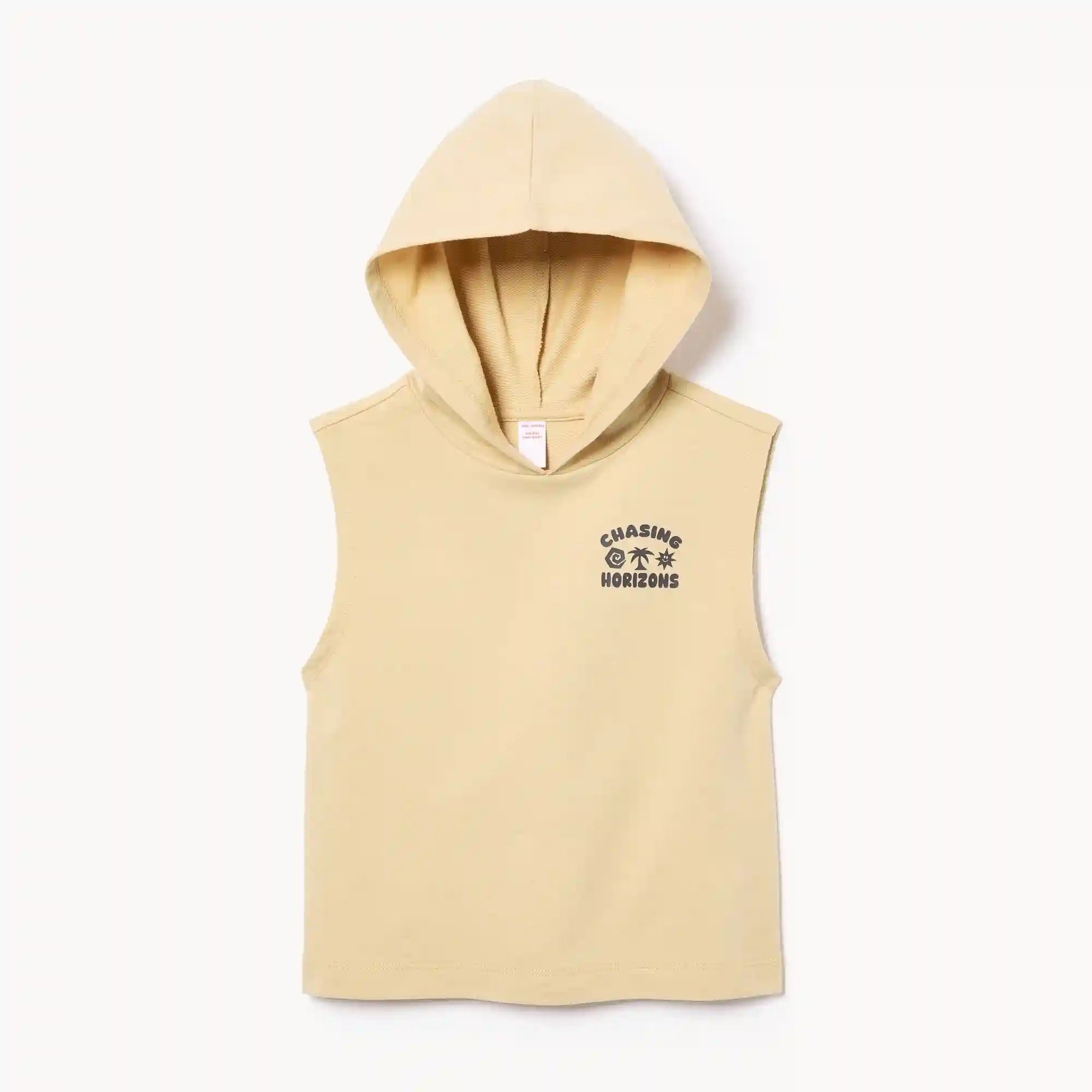 Toddler Boys' French Terry Sleeveless Hoodie
