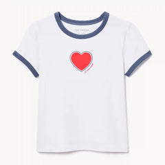Kid Girls' Graphic Ringer T-Shirt