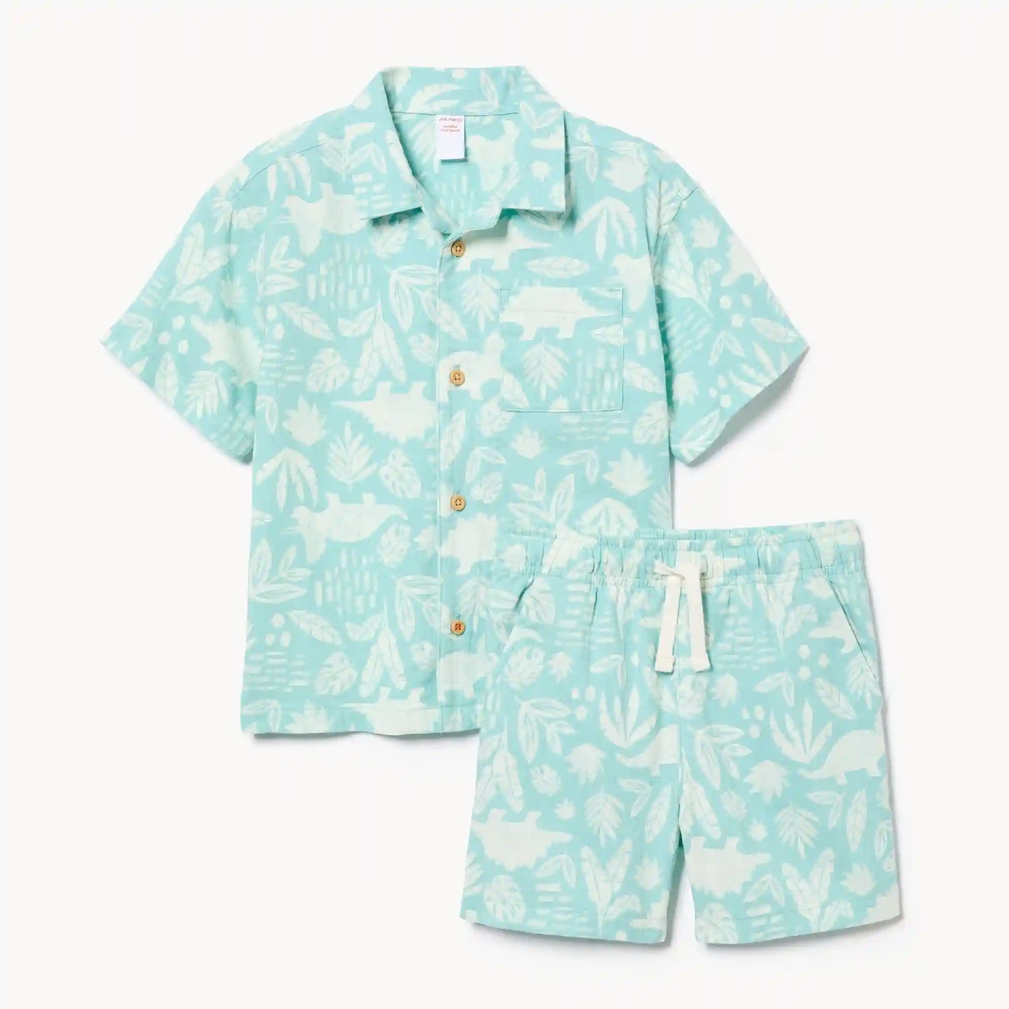 Toddler Boys' Printed Shirt Set