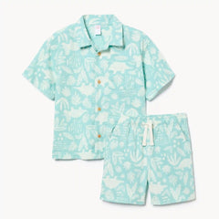Toddler Boys' Printed Shirt Set