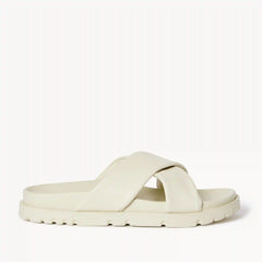 Faux Leather Crisscross Sandals
