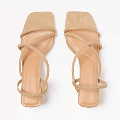 Strappy Block Heels