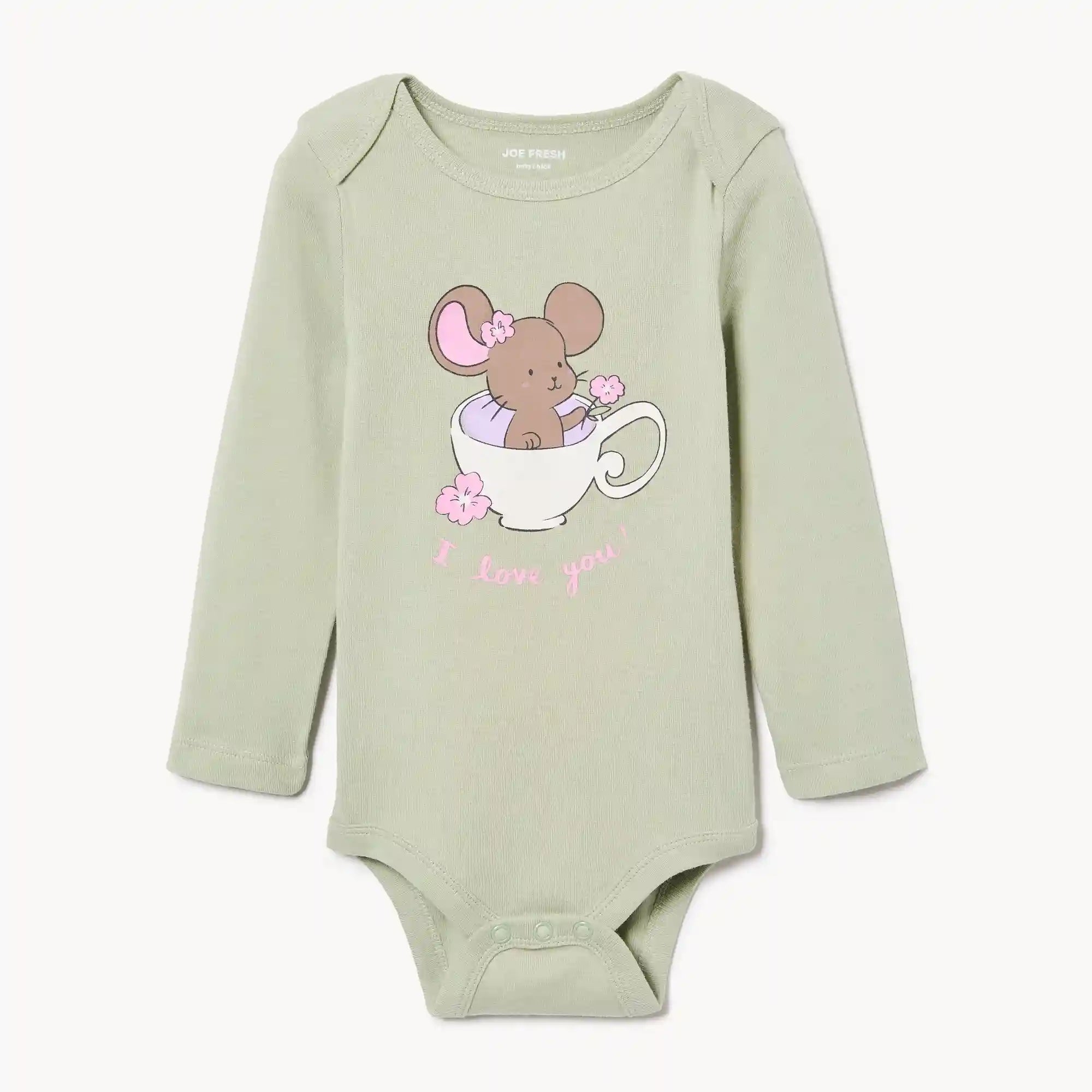 Baby Girlsâ Graphic Bodysuit