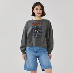 AC/DC Cropped Sweater