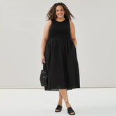 Women+ Smocked Tank Midi Dress