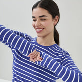 Active Striped Long Sleeve Top