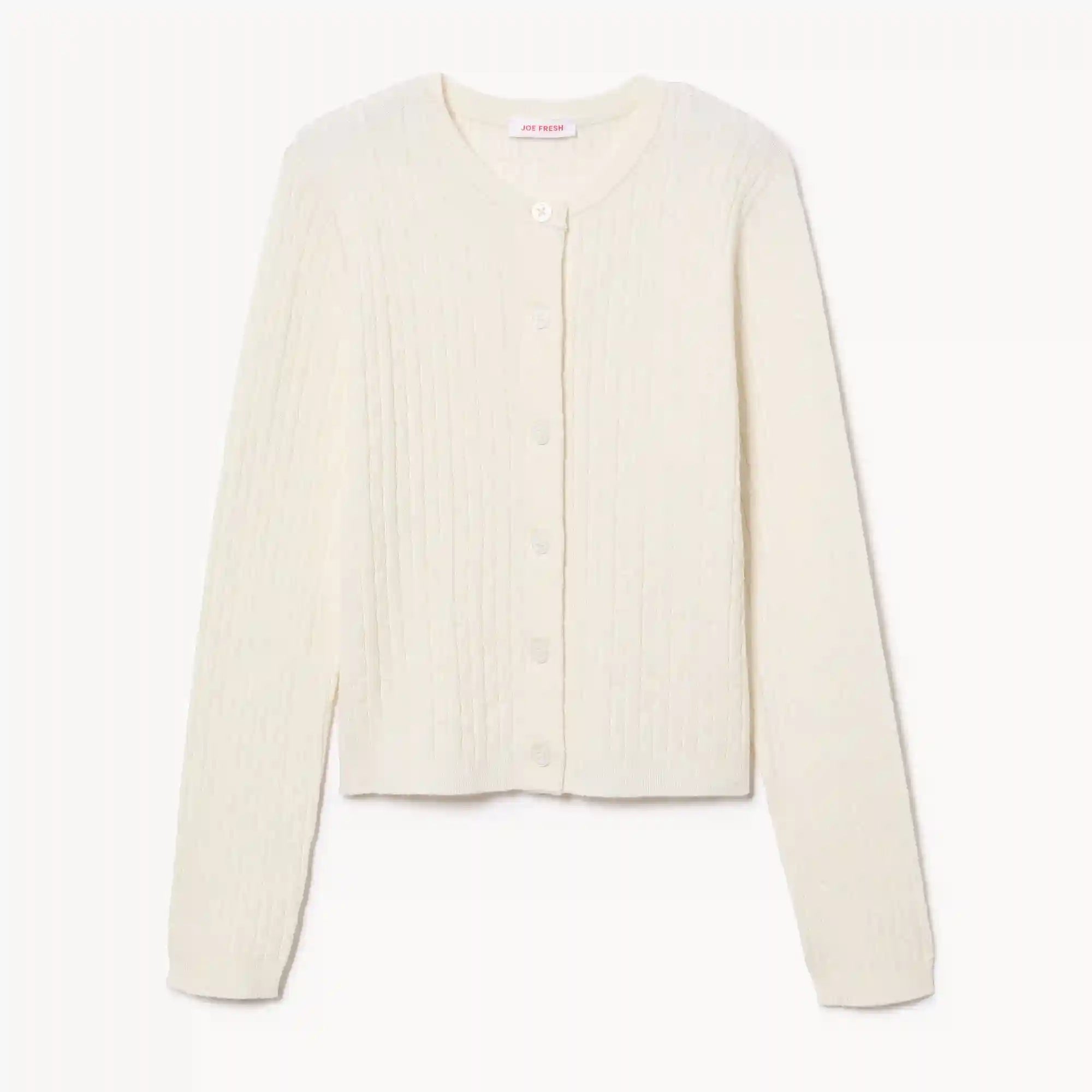 Tween Girls' Cable Knit Cardigan
