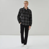 Men's Woven Melton Shacket