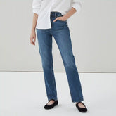 Dark Wash Slim Straight Jean