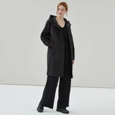Hooded Midi Raincoat