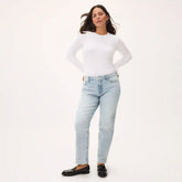 Relaxed Light Wash Jean
