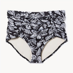 Women+ Printed Ruched Bikini Bottom