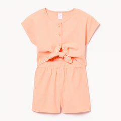 Kid Girls' Front Tie Romper