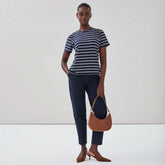 Crewneck Striped T-Shirt