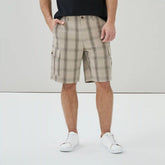 Men's Flex Plaid Cargo Short