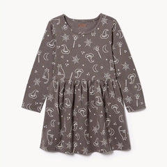 Toddler Girls' Printed Long Sleeve Dress