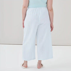 Women+ Seersucker Cropped Sleep Pant