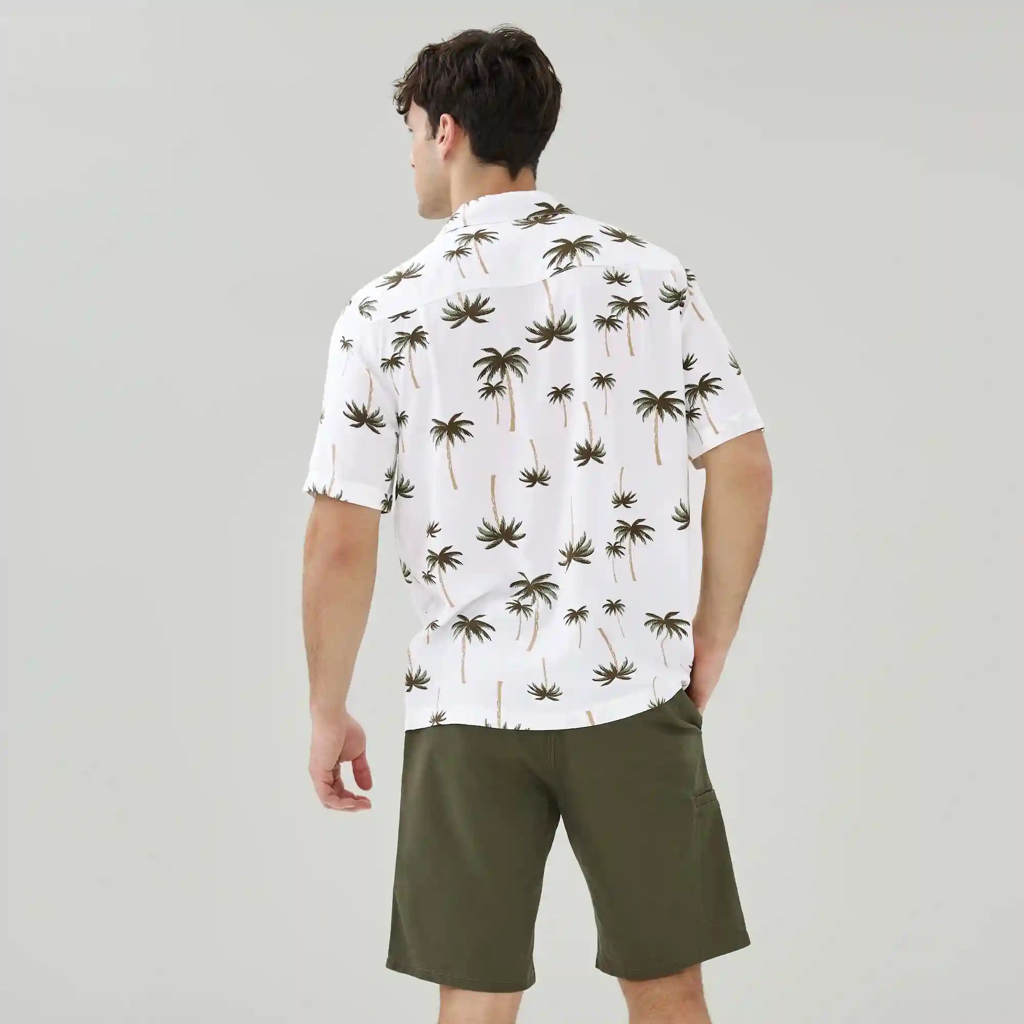 Men's Printed Button-Up Shirt