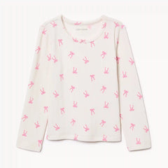 Toddler Girls' Pointelle Long Sleeve Top