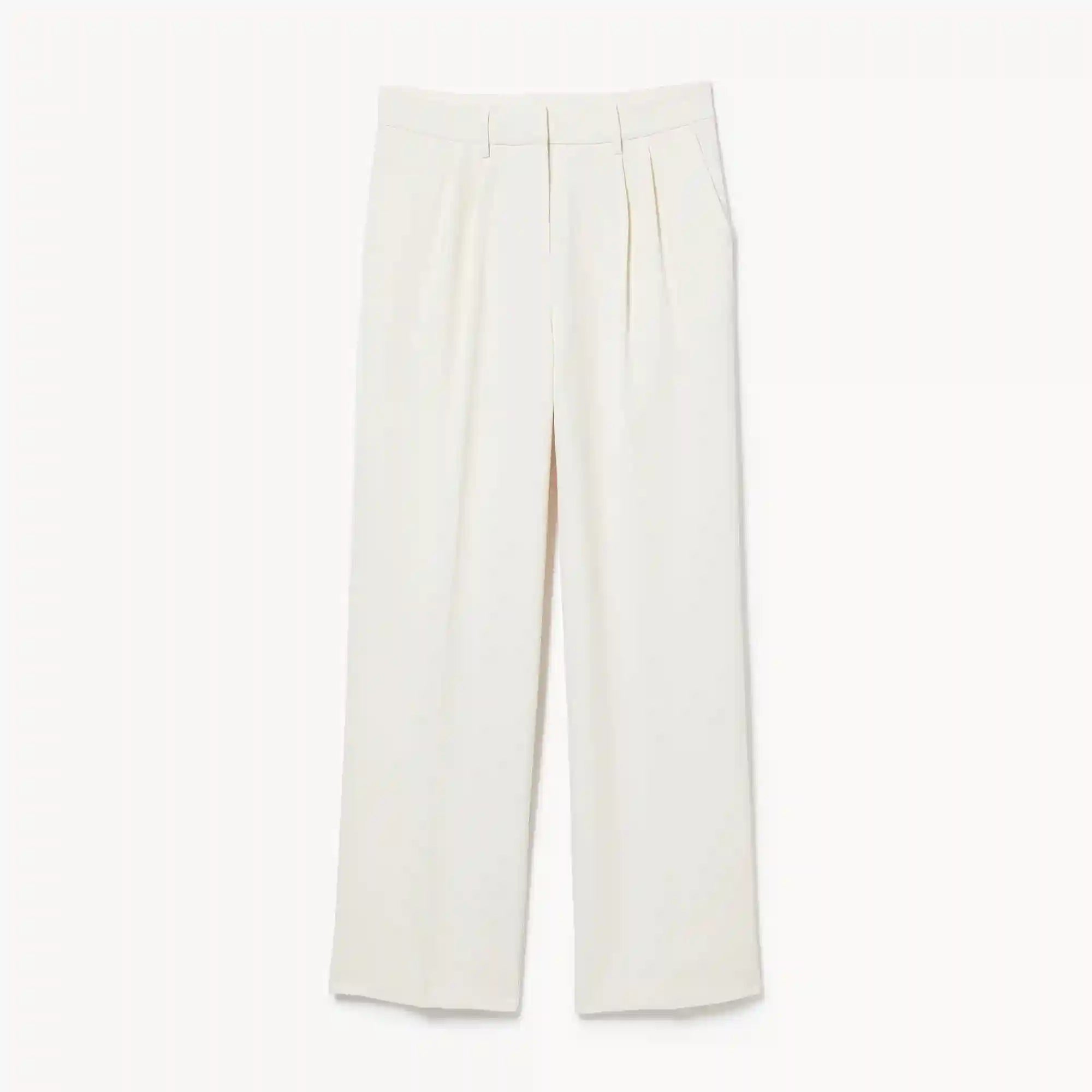 Wide Leg Pleated Trouser