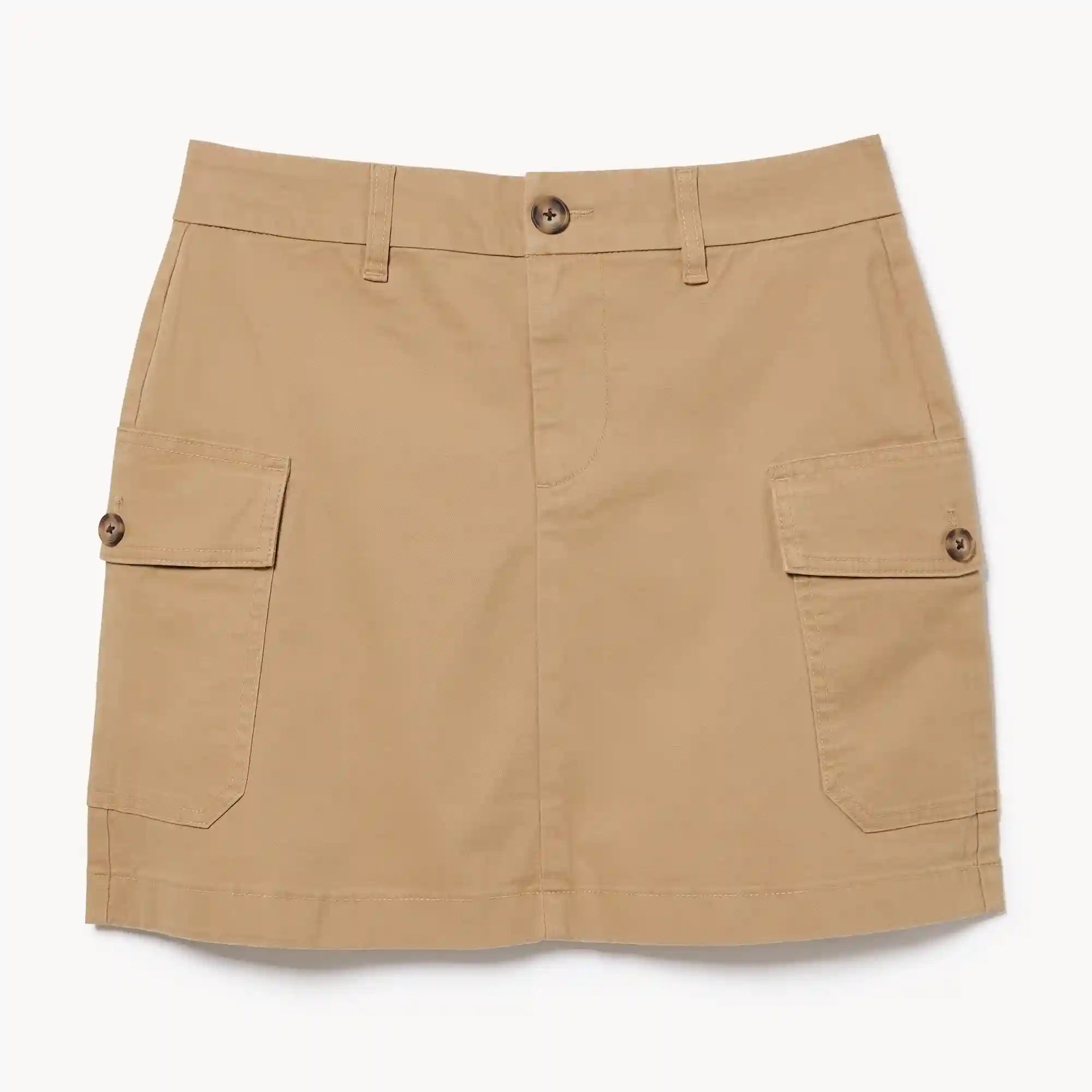Chino Cargo Mini Skirt