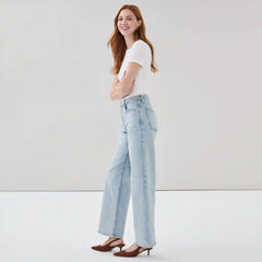 High Rise Wide Leg Jean