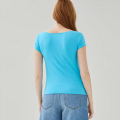 Cowl Neck T-Shirt