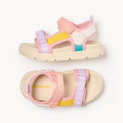 Toddler Girls' Colour-Block Sandals