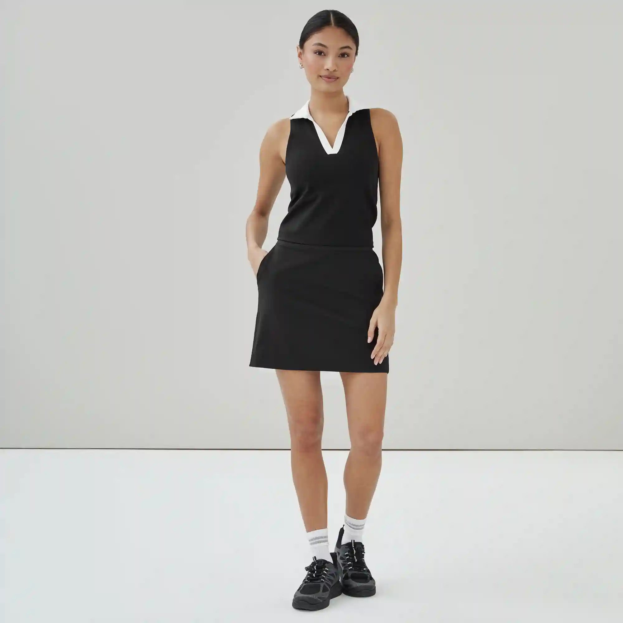 Cropped Golf Polo Tank