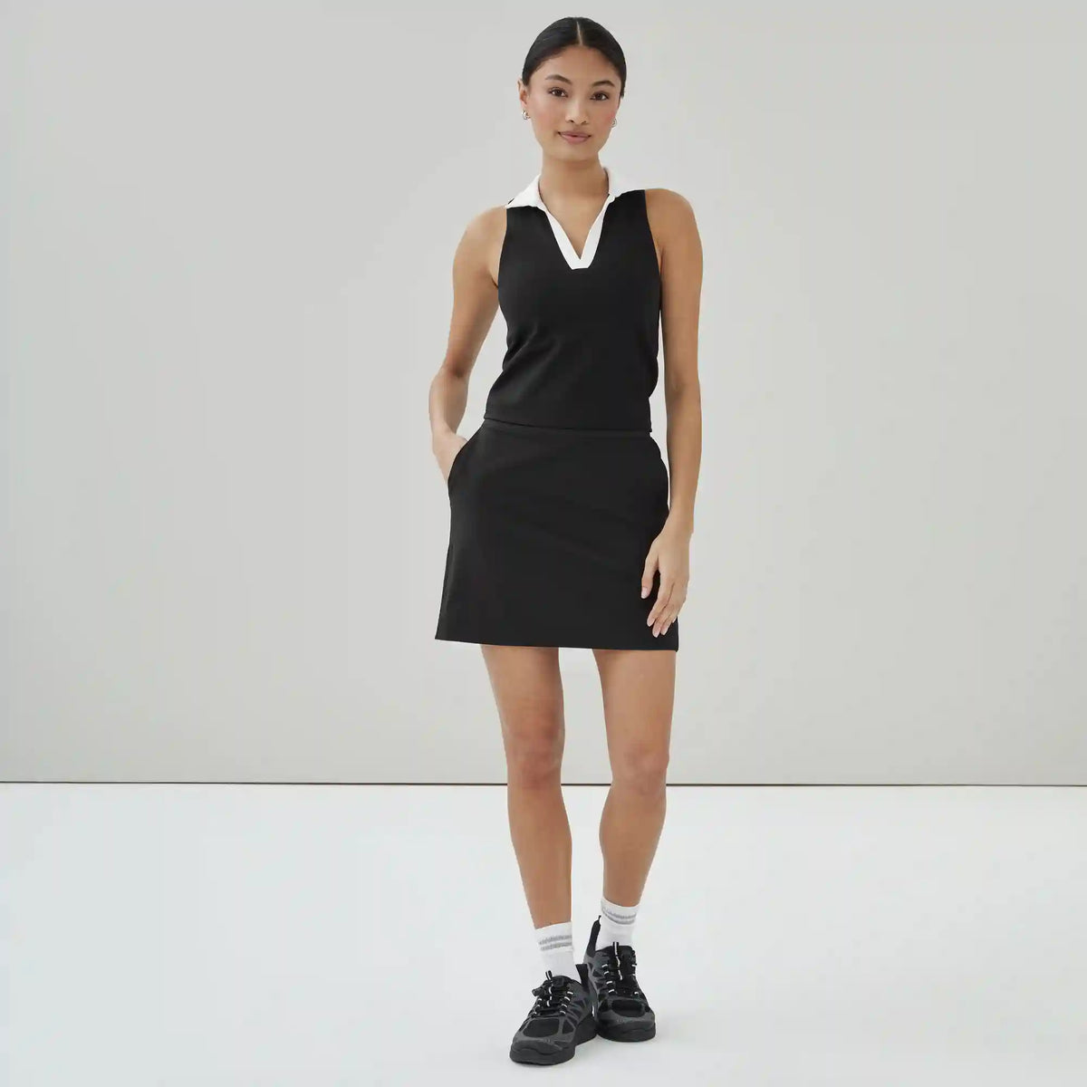 Cropped Golf Polo Tank
