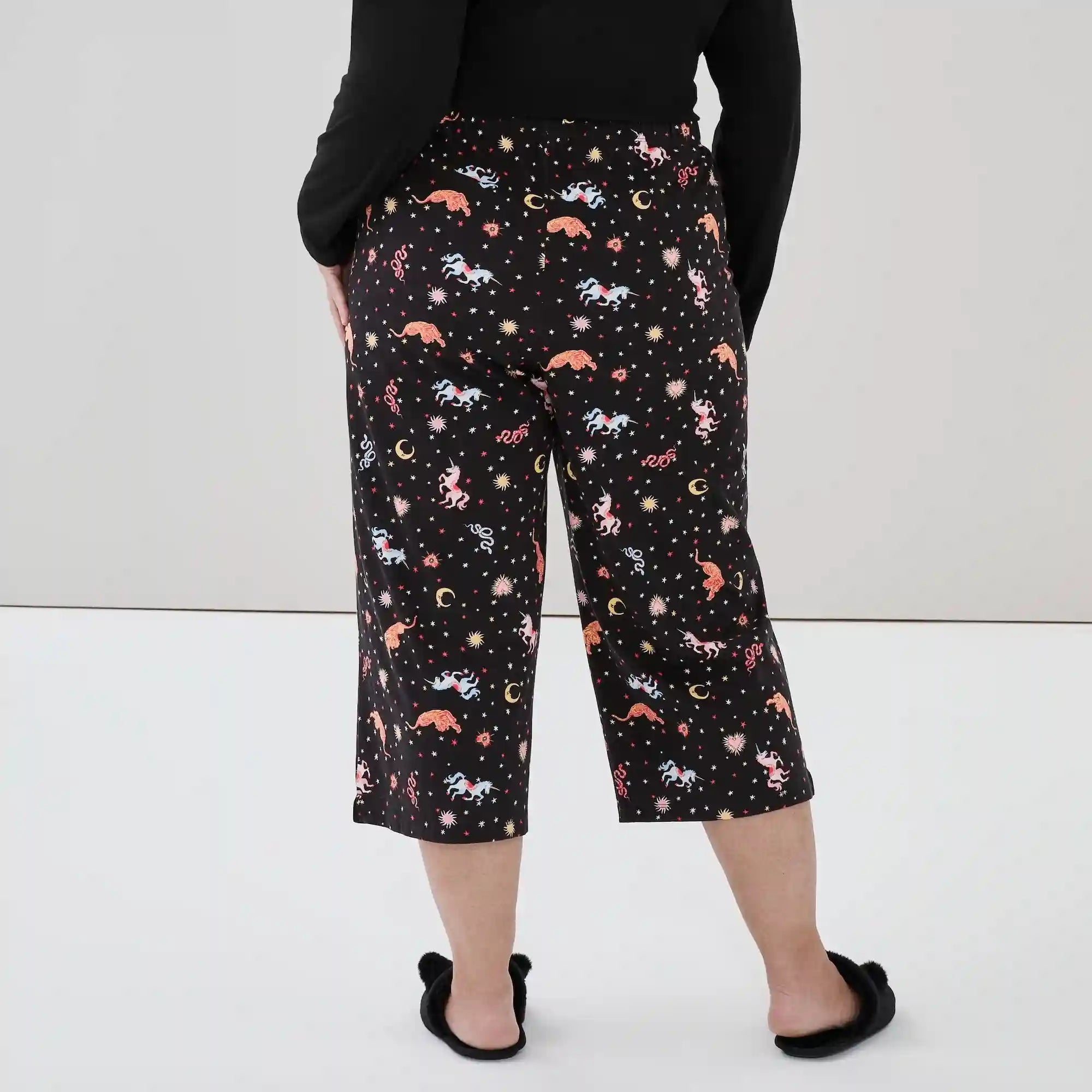 Women+ Printed Cropped Sleep Pant