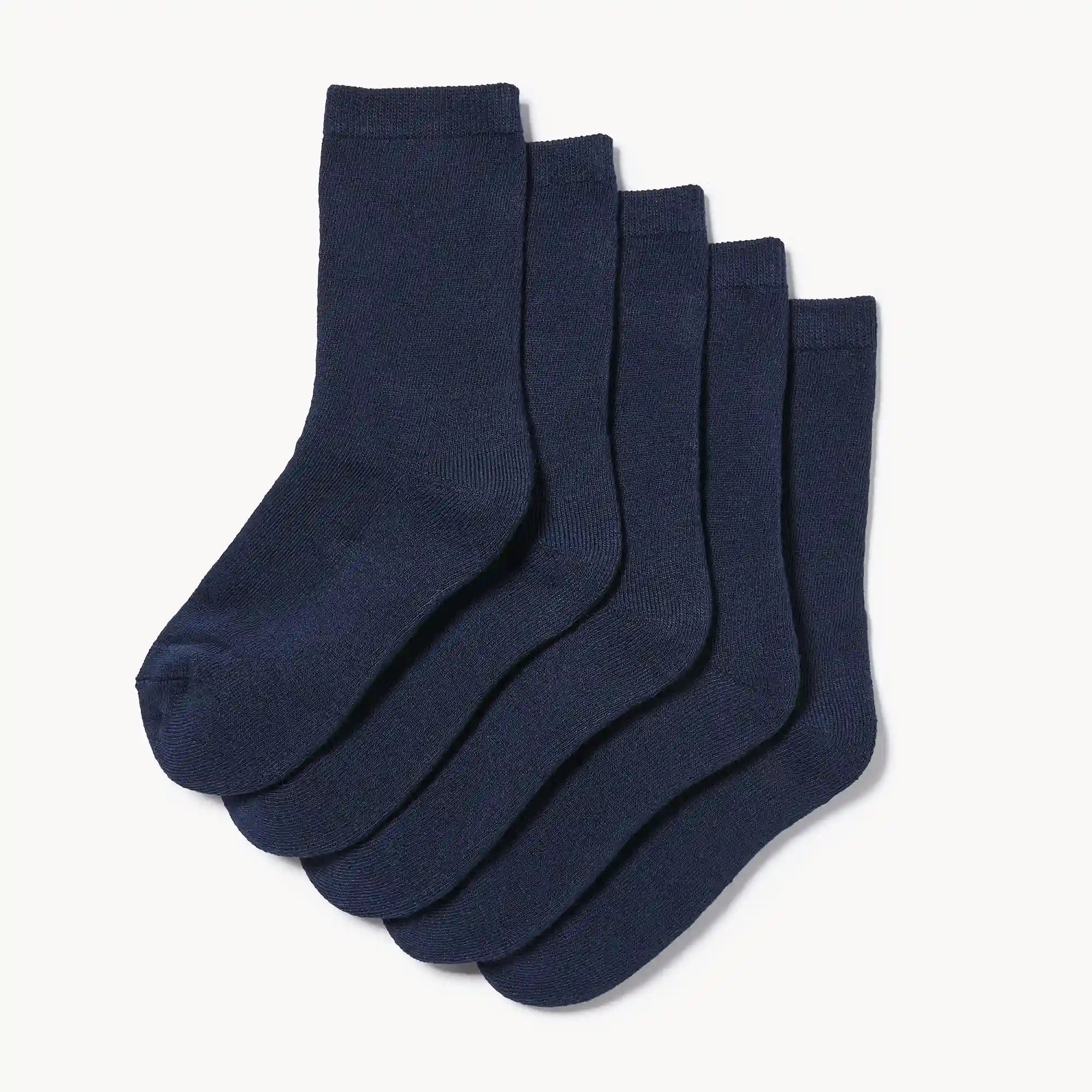 Kid Boys' 5-Pack Uniform Crew Socks
