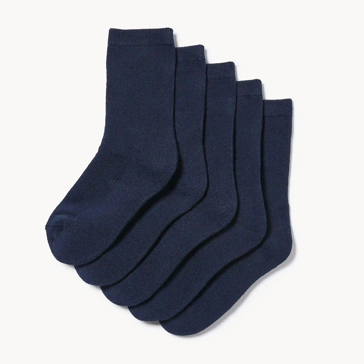 Kid Boys' 5-Pack Uniform Crew Socks