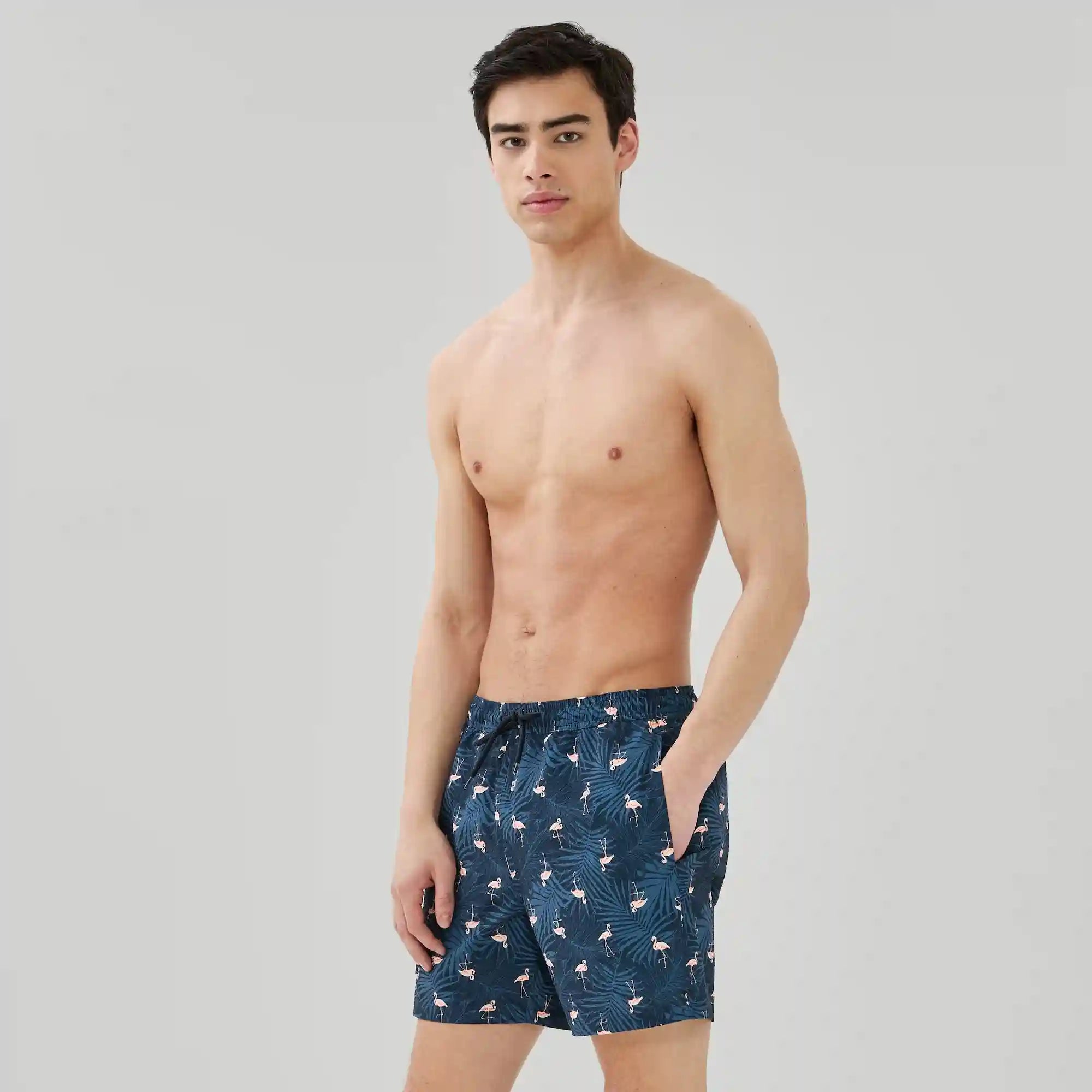 Men's Seersucker 6" Swim Trunk