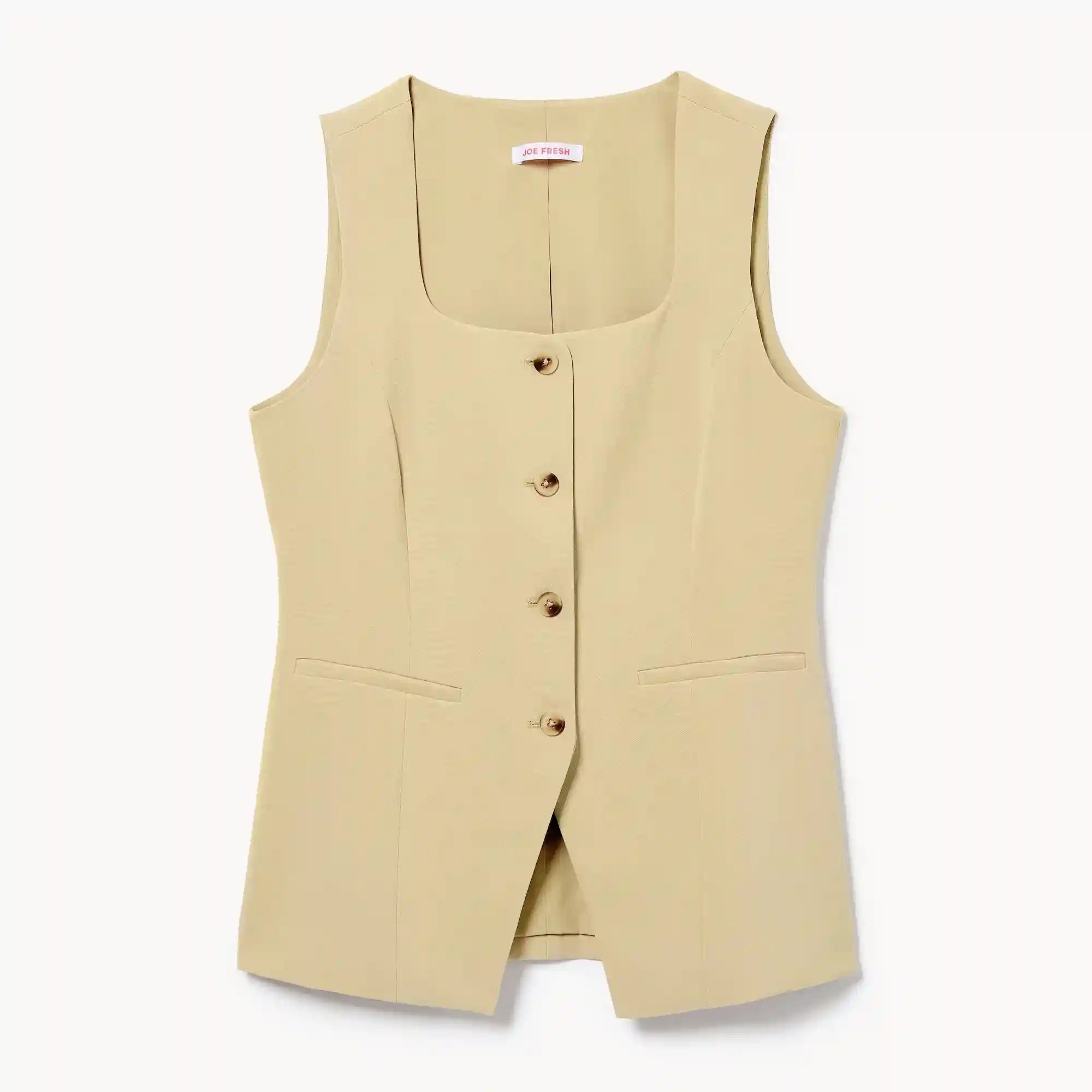 Crepe Longline Vest