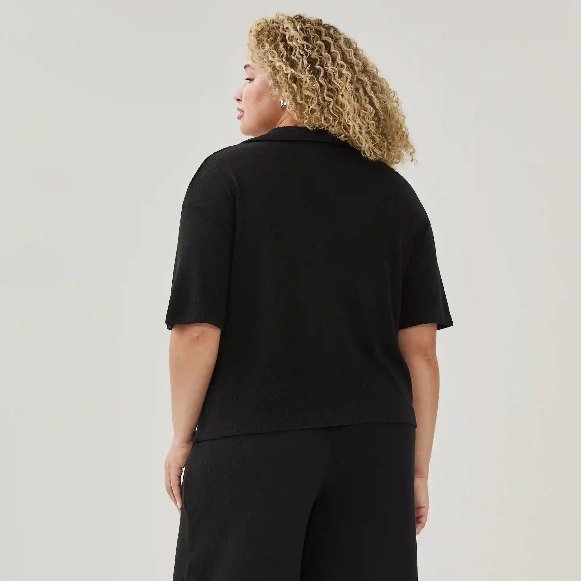 Women+ Relaxed Camp Collar Shirt