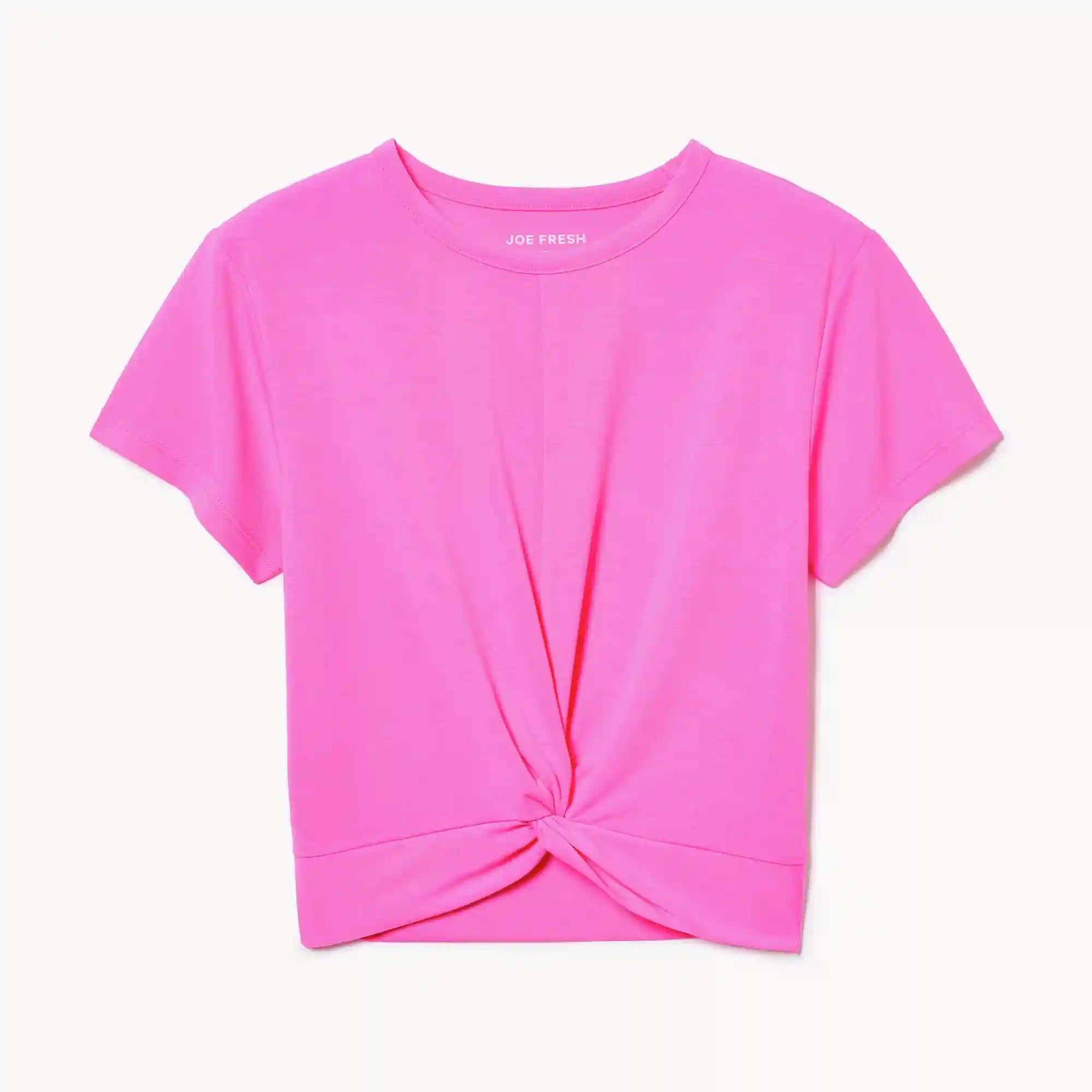 Kid Girls' Active Twist Front T-Shirt