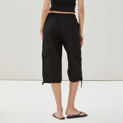 Linen Cotton Cropped Pant