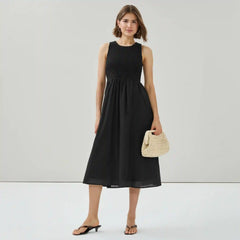 Smocked Tank Midi Dress