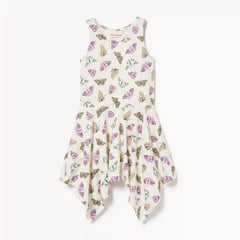 Kid Girls' Printed Handkerchief Hem Dress