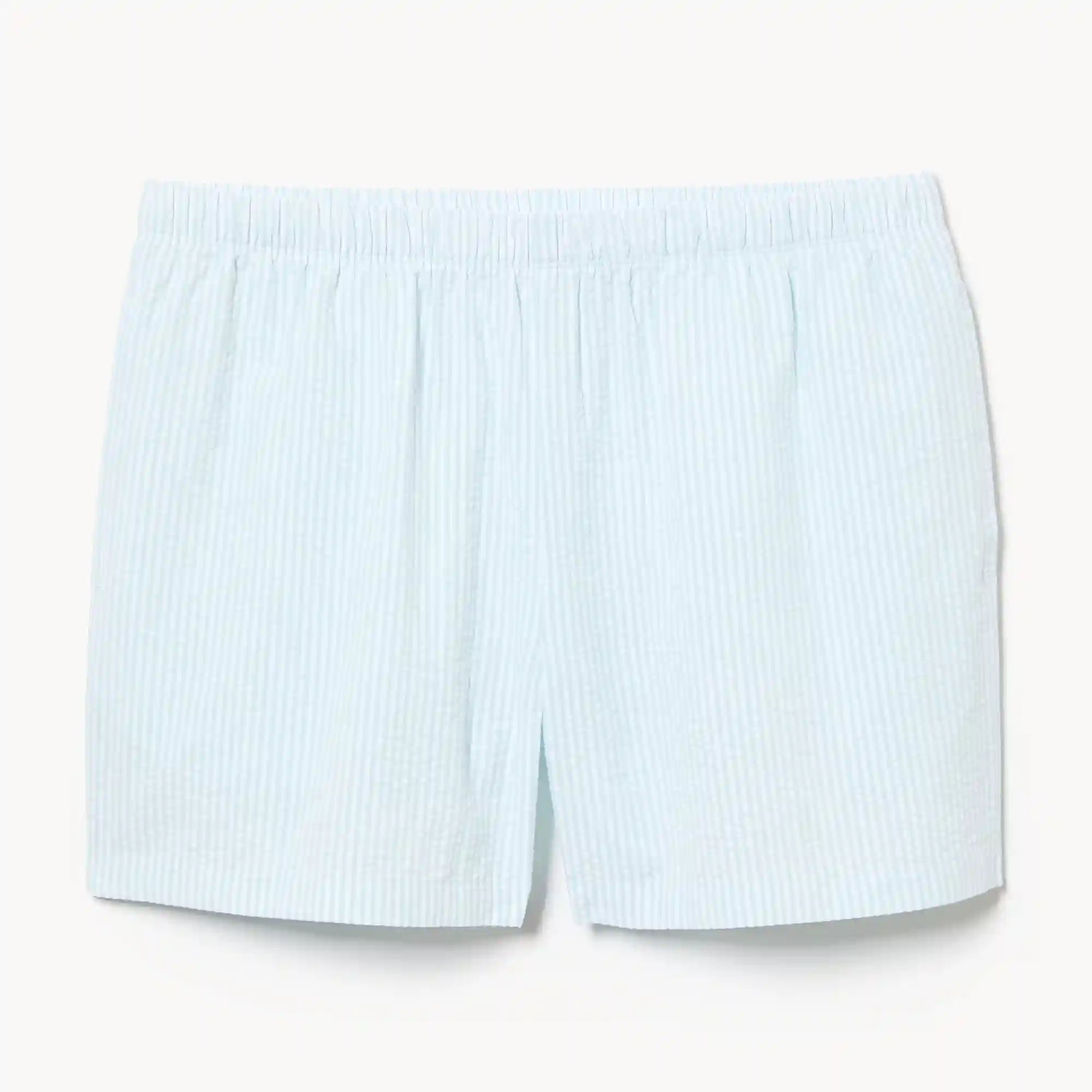 Seersucker Striped Sleep Short